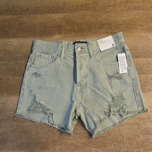 Aeropostale- 90's High Rise Ripped Cut Off Shorts- NWT! Size 6